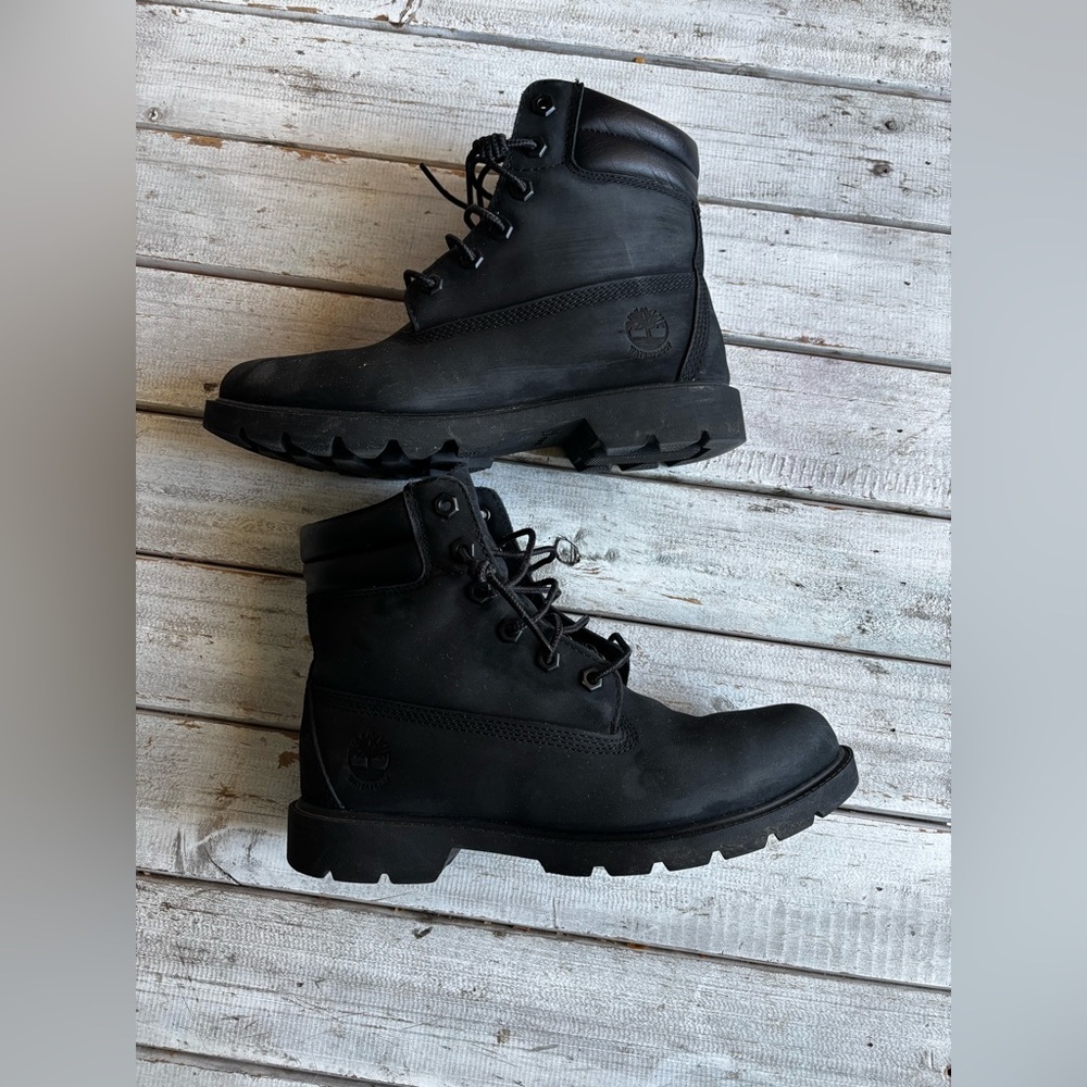 Timberland | Women’s 6-Inch Waterproof Lace-Up Boots | Black | Size 8